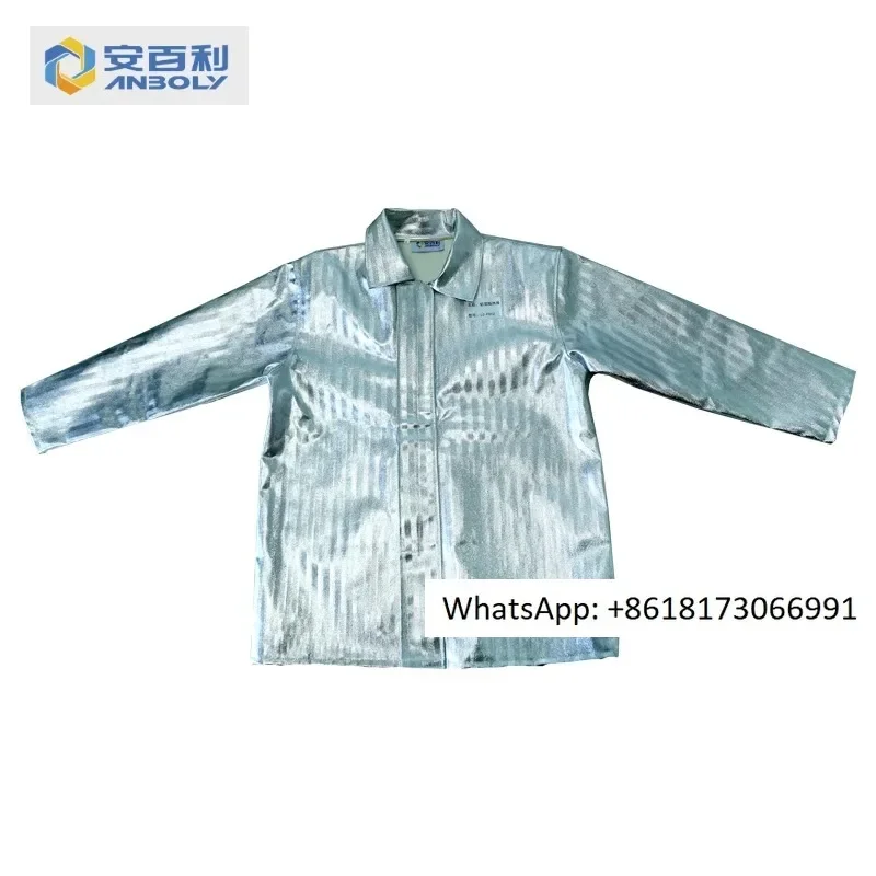 1000 degree thermal insulation suit, fireproof suit, high-temperature resistant protective aluminum foil thermal insulation suit
1000 degree thermal insulation suit, fireproof suit, high-temperature resistant protective aluminum foil thermal insulation suit
