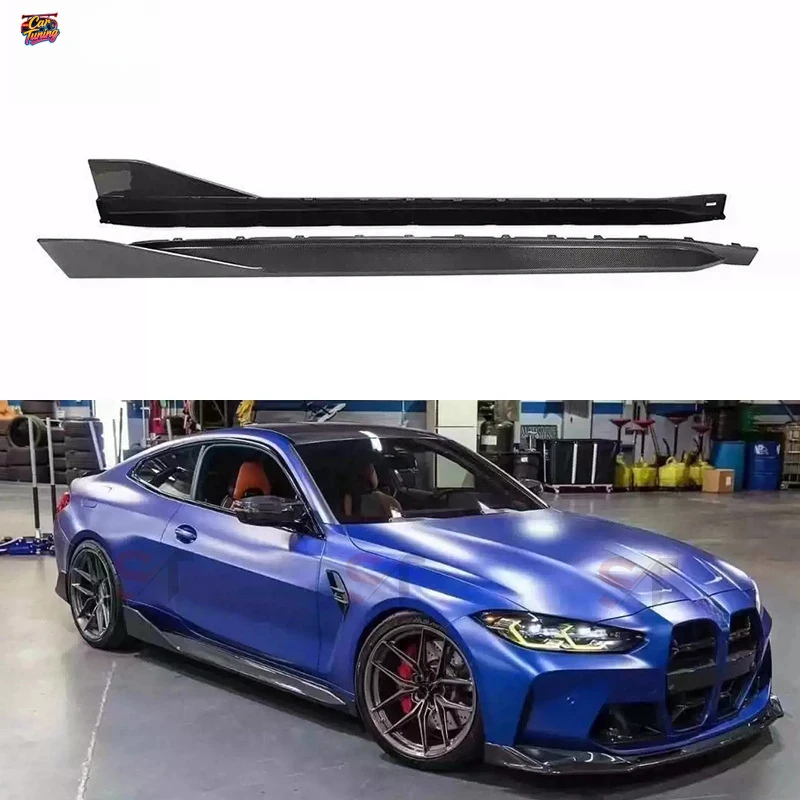 Подходит для BMW M3 M4 G80 G82 G83: боковые юбки, накладки на пороги, модифицированный спойлер из сухого карбона в стиле MP.
Подходит для BMW M3 M4 G80 G82 G83: боковые юбки, накладки на пороги, модифицированный спойлер из сухого карбона в стиле MP.