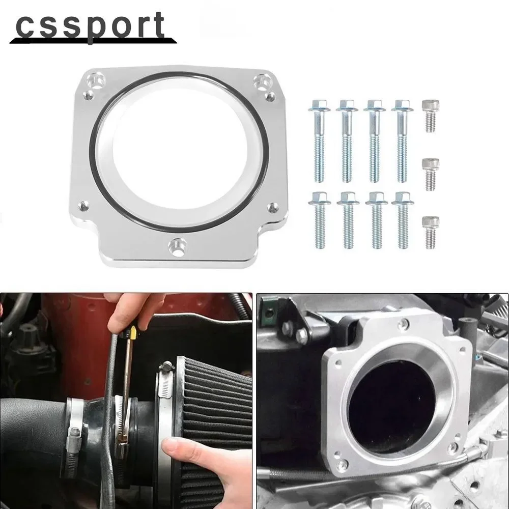Throttle Body Adapter Plate 3 Bolts 75mm For LS1 to 4 Bolts 92mm LS3 LM7 LR4 LQ4 LS6 L59 LQ9 LM4 L33 LSX 551513 Engine silver
Throttle Body Adapter Plate 3 Bolts 75mm For LS1 to 4 Bolts 92mm LS3 LM7 LR4 LQ4 LS6 L59 LQ9 LM4 L33 LSX 551513 Engine silver