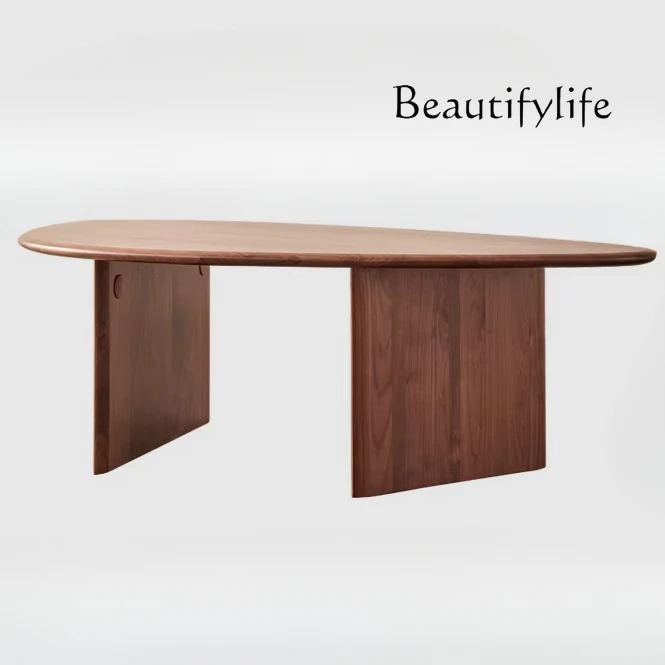 N Black Walnut Pure Solid Wood Creative Designer Living Room Water Drop Tea Table Combination Nordic Side Table
N Black Walnut Pure Solid Wood Creative Designer Living Room Water Drop Tea Table Combination Nordic Side Table
