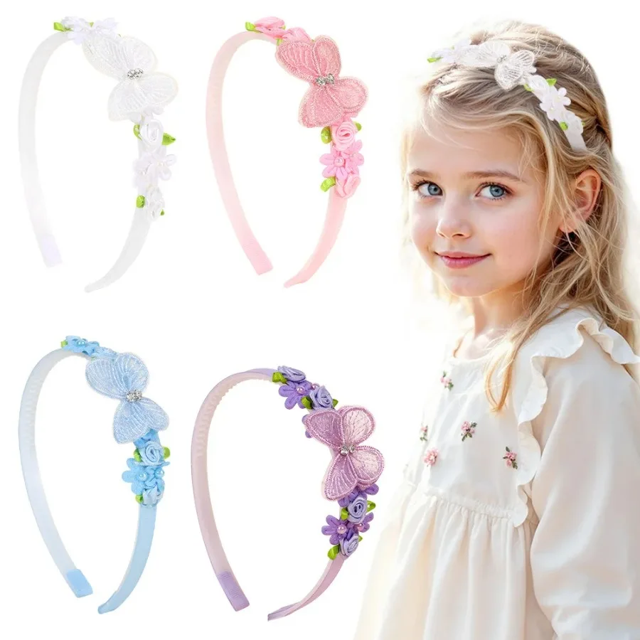 1Pcs Children Butterfly Headband Lace Flower Headpiece for Girls Daily/party Cute Hair Accessories,available in Multiple Colors
1Pcs Children Butterfly Headband Lace Flower Headpiece for Girls Daily/party Cute Hair Accessories,available in Multiple Colors