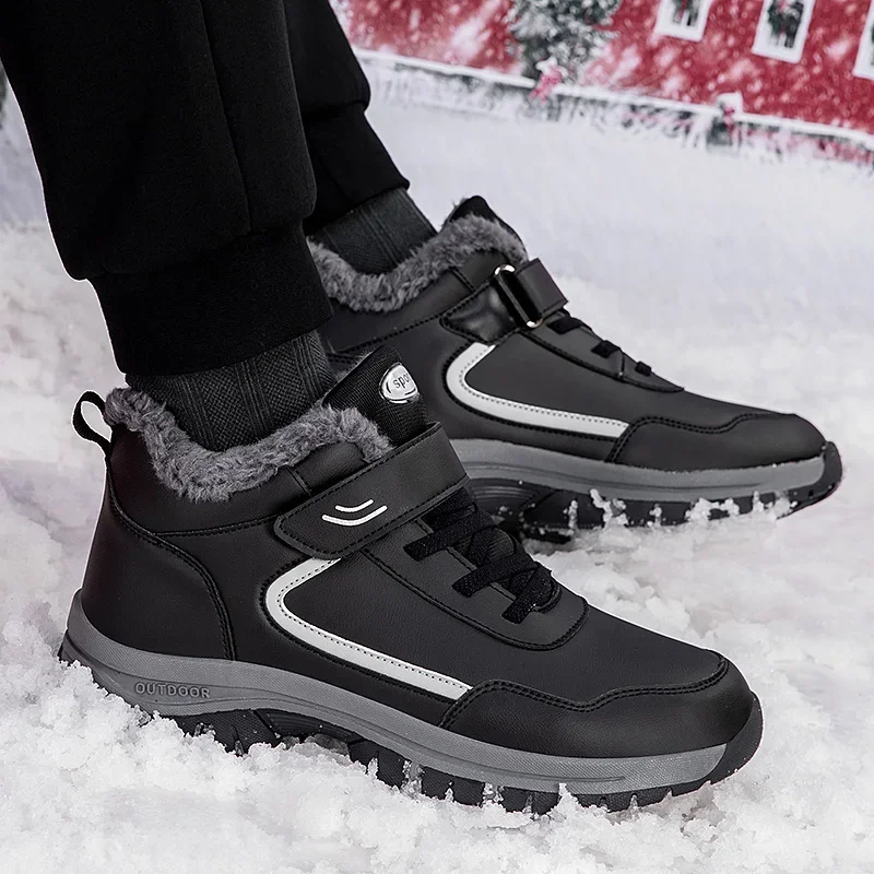 Men Boots Man Keep Warm With Fur Outdoor Walking Snow Boots Sneakers Travel Short Plush Platform Hiking Shoes Unisex Women Boots
Men Boots Man Keep Warm With Fur Outdoor Walking Snow Boots Sneakers Travel Short Plush Platform Hiking Shoes Unisex Women Boots