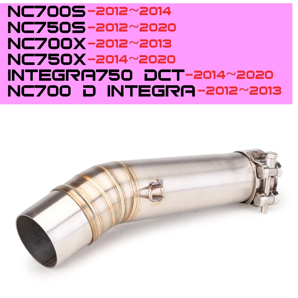 Slip On Mid Link Pipe Escape Muffler51mm For Honda NC700 NC700X NC700S NC750 NC750X NC750S Motorcycle Exhaust Systems 2012-2023
Slip On Mid Link Pipe Escape Muffler51mm For Honda NC700 NC700X NC700S NC750 NC750X NC750S Motorcycle Exhaust Systems 2012-2023