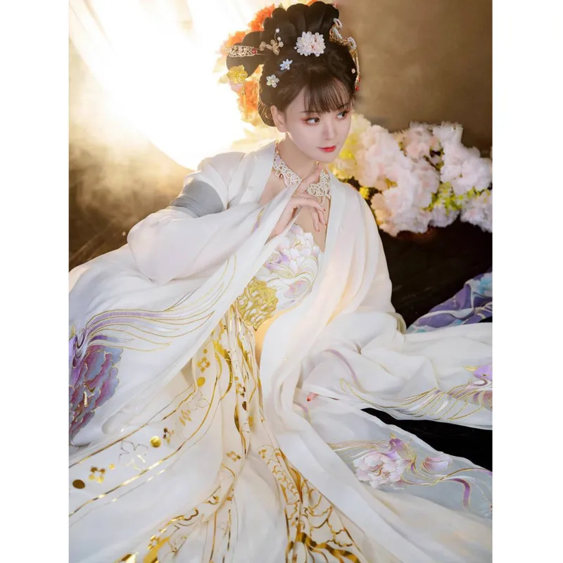 Halloween Cosplay Dreamlike Robes Luo Yue Tang Style Hanfu Women's Hezi Skirt White Heavy Embroidery Long Sleeve Shirt Summer
Halloween Cosplay Dreamlike Robes Luo Yue Tang Style Hanfu Women's Hezi Skirt White Heavy Embroidery Long Sleeve Shirt Summer