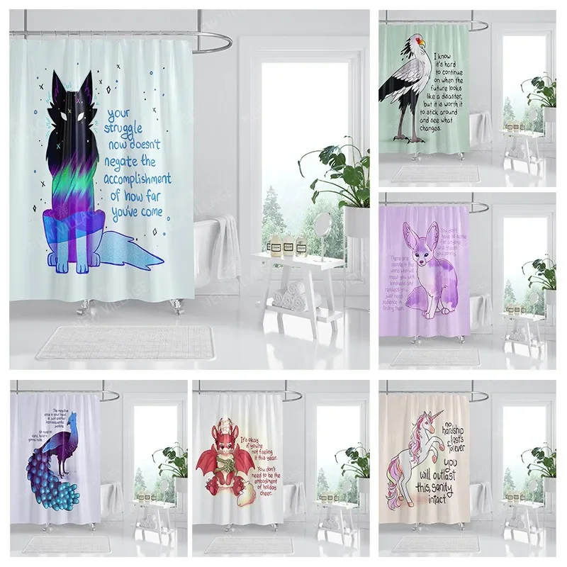 Waterproof fabric shower curtains Bathroom curtain accessories 180x200 Bath curtain for shower 240*200 cartoon cute decoration
Waterproof fabric shower curtains Bathroom curtain accessories 180x200 Bath curtain for shower 240*200 cartoon cute decoration
