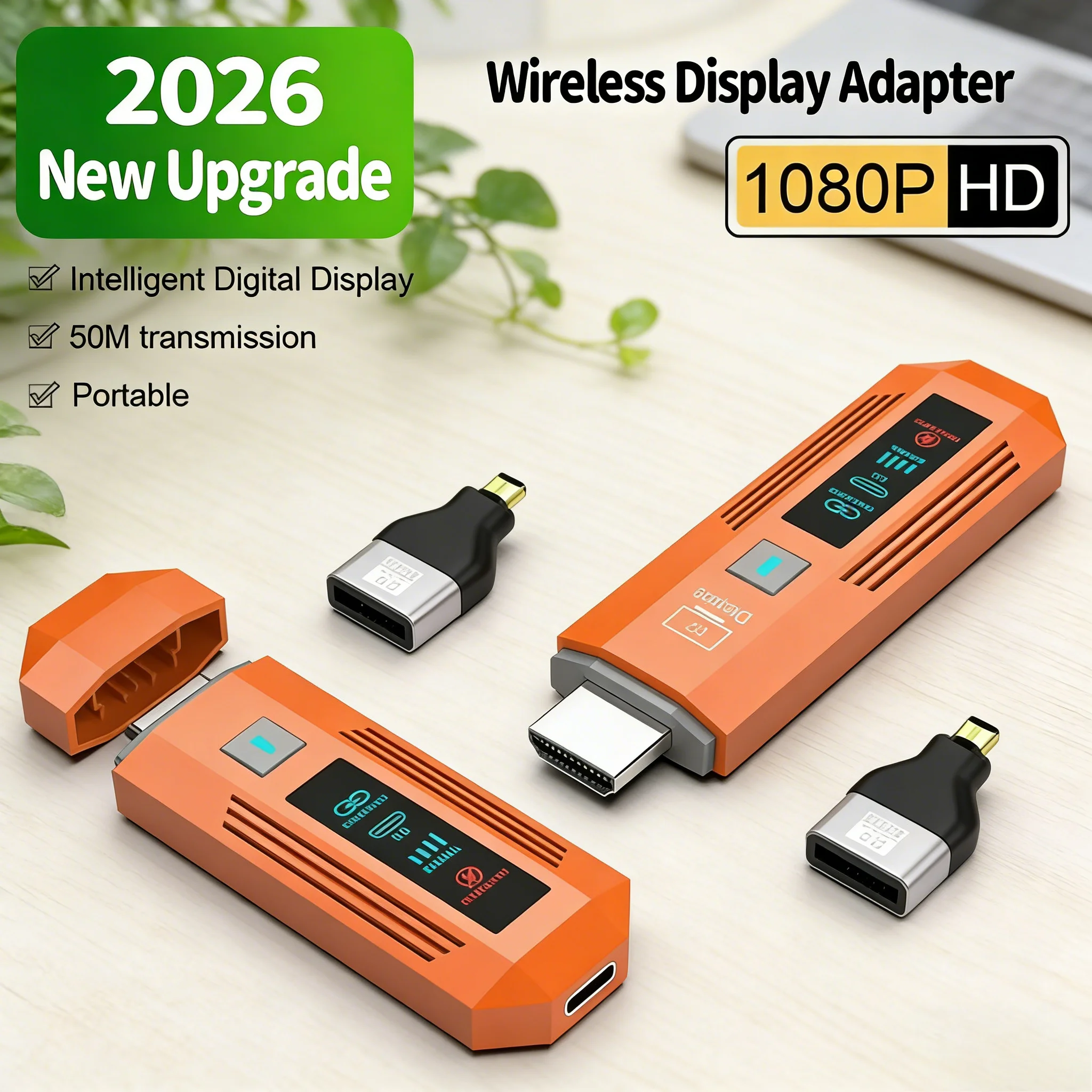 Receiver Extender HDMI Wireless TV Stick Display Dongle For Monitor TV Box 50M 5.8G 1080P Wireless HDMI Video Audio Transmitter
Receiver Extender HDMI Wireless TV Stick Display Dongle For Monitor TV Box 50M 5.8G 1080P Wireless HDMI Video Audio Transmitter