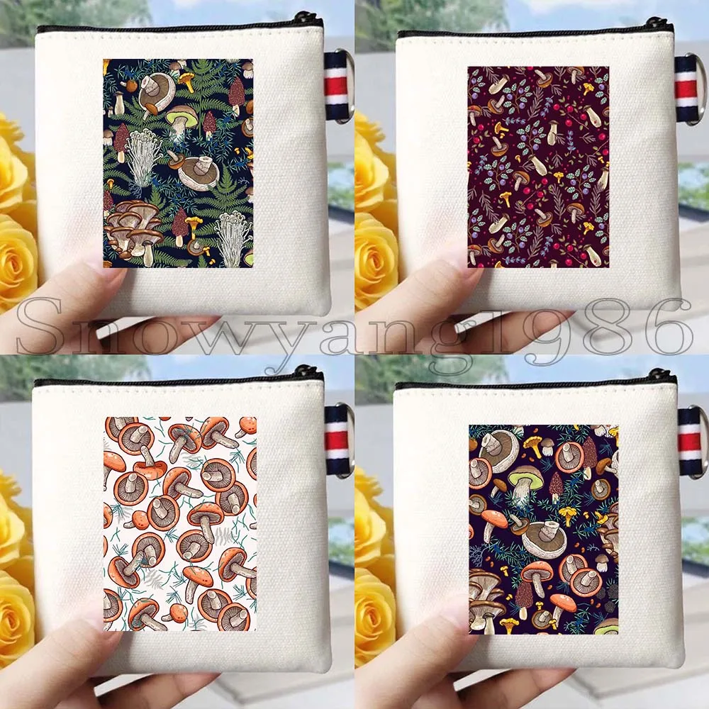 4PCS Beautiful Mushroom Kingdom Botanical Garden 4PCS Toxic Mushroom Berries Flowers Canvas Bags Key Coin Purse Bag Wallet Pouch
4PCS Beautiful Mushroom Kingdom Botanical Garden 4PCS Toxic Mushroom Berries Flowers Canvas Bags Key Coin Purse Bag Wallet Pouch