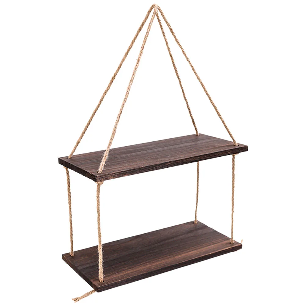Black Wooden Rack Boho Wall Hanging Shelves Decorative Plant Shelf for Succulents Bonsai Room Bedroom Study Storage
Black Wooden Rack Boho Wall Hanging Shelves Decorative Plant Shelf for Succulents Bonsai Room Bedroom Study Storage