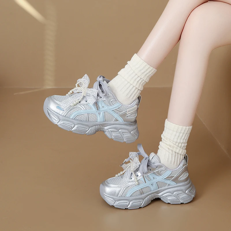 Women's Trendy Mesh Running Sneakers Breathable Casual High-Quality Wear-Resistant Pain Relief Sports Shoes New Outdoor Arrival
Women's Trendy Mesh Running Sneakers Breathable Casual High-Quality Wear-Resistant Pain Relief Sports Shoes New Outdoor Arrival