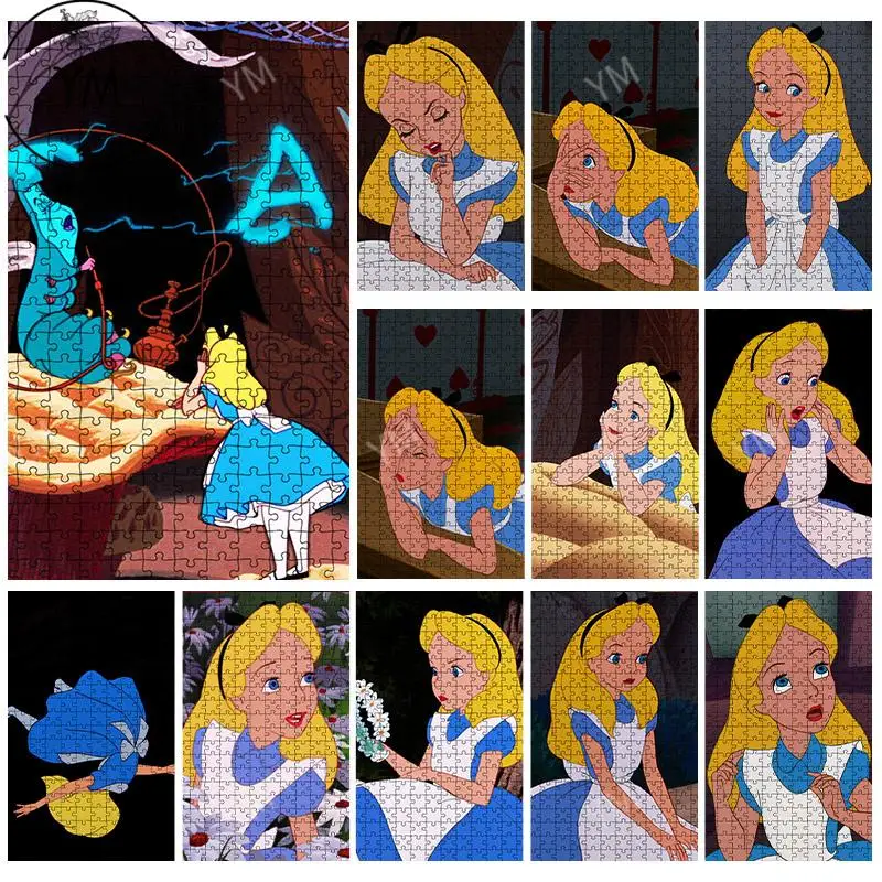 Disney Cartoon Alice Princess 1000 Piece Jigsaw Puzzle Toy for Kids Adult Wooden Hd Printing Puzzle Gift Collection Hobby
Disney Cartoon Alice Princess 1000 Piece Jigsaw Puzzle Toy for Kids Adult Wooden Hd Printing Puzzle Gift Collection Hobby