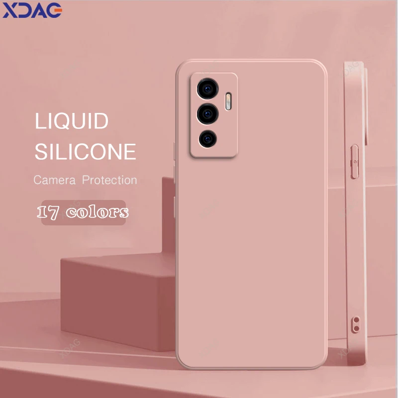 Liquid Silicone Protect Cover for VIVO Y75 Y75S Y72 Y52 Y55 Y33S Y33E Y30 Y52T Y55S 5G 2023 Globalf Soft High Qualtiy Funda Case
Liquid Silicone Protect Cover for VIVO Y75 Y75S Y72 Y52 Y55 Y33S Y33E Y30 Y52T Y55S 5G 2023 Globalf Soft High Qualtiy Funda Case