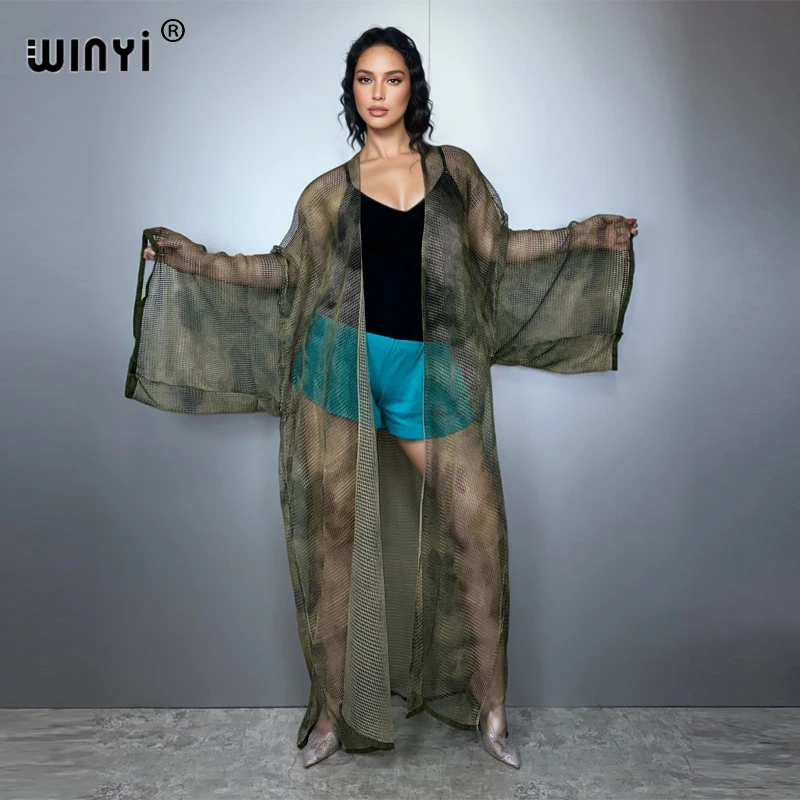 WINYI Camouflage hollow loose cardigan beach kimono sexy dress Bikini Cover-up cardigan swimsuit beach outfits for women dress
WINYI Camouflage hollow loose cardigan beach kimono sexy dress Bikini Cover-up cardigan swimsuit beach outfits for women dress