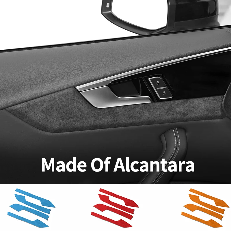 For Audi A4 A4L S4 Q5L A5 S5 Q5 Q7 Made of Alcantara Car Interior Door Panel Trim Sticker 4pcs Auto Interior Tuning Accessories
For Audi A4 A4L S4 Q5L A5 S5 Q5 Q7 Made of Alcantara Car Interior Door Panel Trim Sticker 4pcs Auto Interior Tuning Accessories