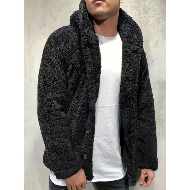 Men's Hooded Fleece Jacket Warm Outerwear Comfortable Velvet Shirt Coat Spring Season Fashionable Men's Clothing
Men's Hooded Fleece Jacket Warm Outerwear Comfortable Velvet Shirt Coat Spring Season Fashionable Men's Clothing