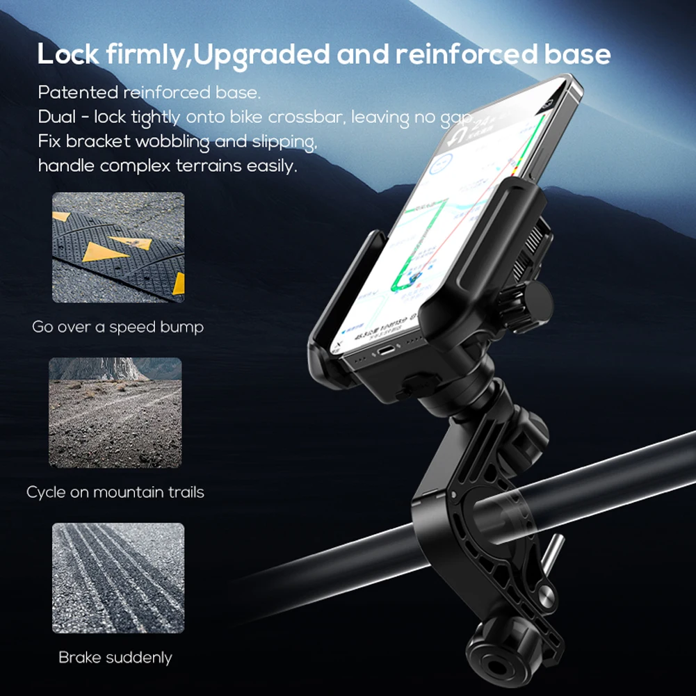 Cooling Motorcycle Phone Mount Anti-Vibration Motorcycle Cellphone Holder Motorcycle Phone Holder for Motorcycle Bicycle Scooter
Cooling Motorcycle Phone Mount Anti-Vibration Motorcycle Cellphone Holder Motorcycle Phone Holder for Motorcycle Bicycle Scooter