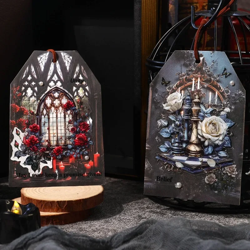 16Sheets Wuthering Manor Retro gothic Art PET handbook sticker Floral material Bright Stationery DIY Scrapbook cut 153*98mm
16Sheets Wuthering Manor Retro gothic Art PET handbook sticker Floral material Bright Stationery DIY Scrapbook cut 153*98mm