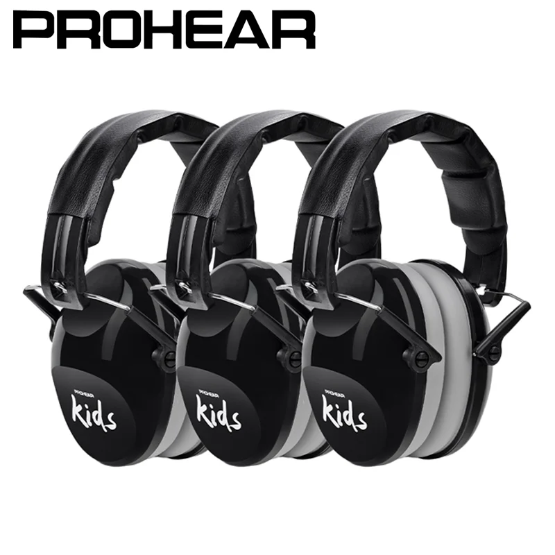 PROHEAR 3PCS Black Kids Earmuffs Safety Hearing Protection Adjustable Noise Reduction Ear Protection for Toddlers Children
PROHEAR 3PCS Black Kids Earmuffs Safety Hearing Protection Adjustable Noise Reduction Ear Protection for Toddlers Children