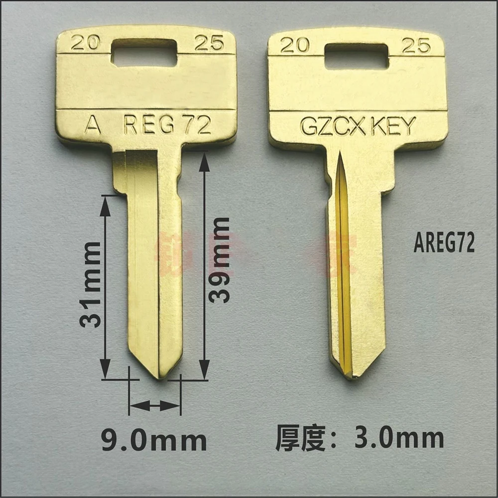AREG72 Special Abnormal Shape Key Blank Brass Uncut Key Blade for Anti-Theft Door Lock Locksmith Supplies
AREG72 Special Abnormal Shape Key Blank Brass Uncut Key Blade for Anti-Theft Door Lock Locksmith Supplies