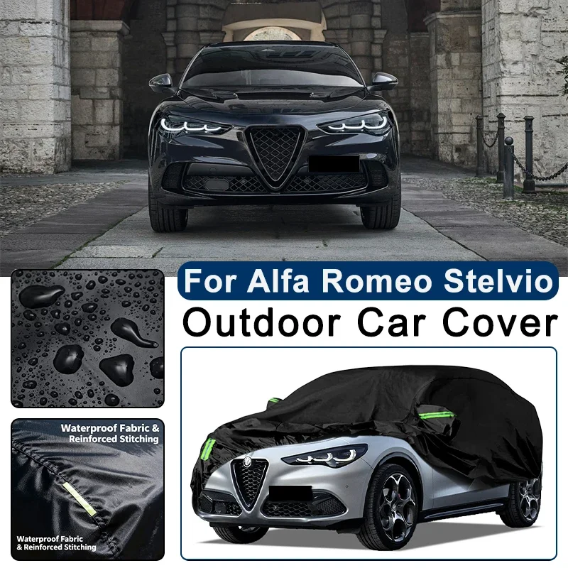 Outdoor Car Cover Waterproof Dustproof UV Sun Protection, Full Car Protector Exterior Accessories For Alfa Romeo Stelvio 949
Outdoor Car Cover Waterproof Dustproof UV Sun Protection, Full Car Protector Exterior Accessories For Alfa Romeo Stelvio 949