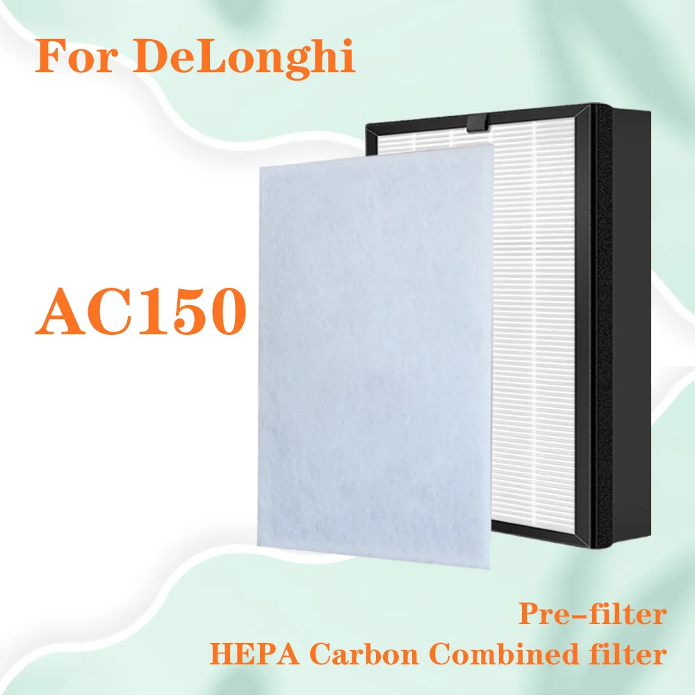 Air Purifier HEPA Filter + Activated Carbon Composite Filter For Delonghi AC150 AC100 air purifier parts 259*259*30mm
Air Purifier HEPA Filter + Activated Carbon Composite Filter For Delonghi AC150 AC100 air purifier parts 259*259*30mm