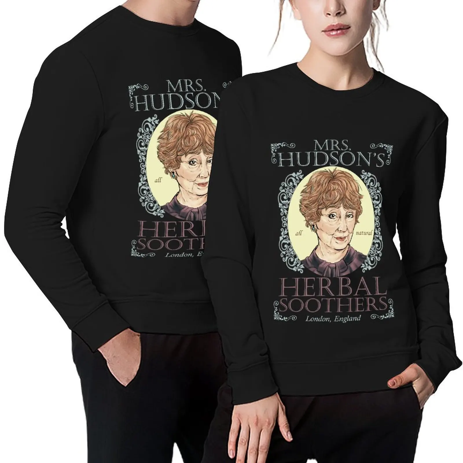 Mrs. Hudson's Herbal Soothers Pullover tracksuit men blouse autumn tracksuit men's sweatshirts
Mrs. Hudson's Herbal Soothers Pullover tracksuit men blouse autumn tracksuit men's sweatshirts