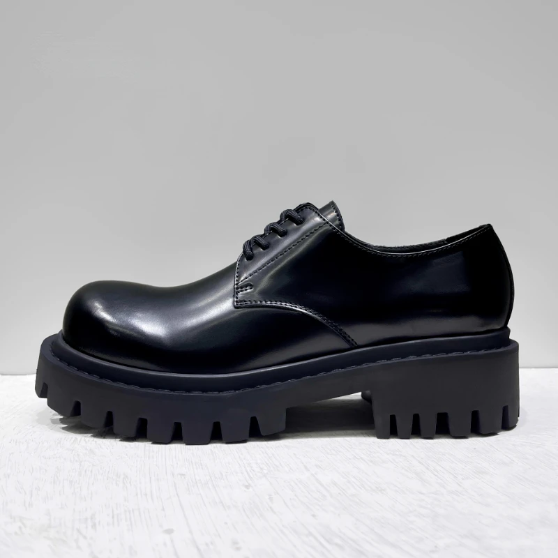 Fashion Men Lace-Up Casual Leather Shoes Genuine Leather Thick Sole Heightening Derby Shoes Luxury Business Dress Shoes
Fashion Men Lace-Up Casual Leather Shoes Genuine Leather Thick Sole Heightening Derby Shoes Luxury Business Dress Shoes