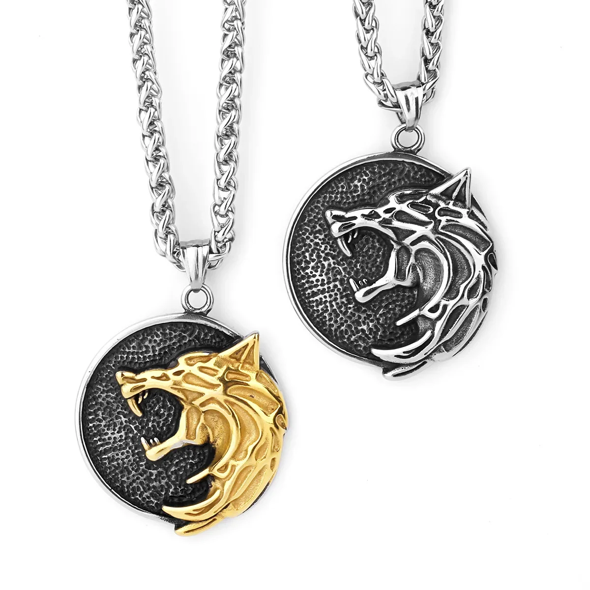 European and American Viking Wolf Head Men's Vintage Fashion Hip Hop Stainless Steel Pendant Necklace
European and American Viking Wolf Head Men's Vintage Fashion Hip Hop Stainless Steel Pendant Necklace