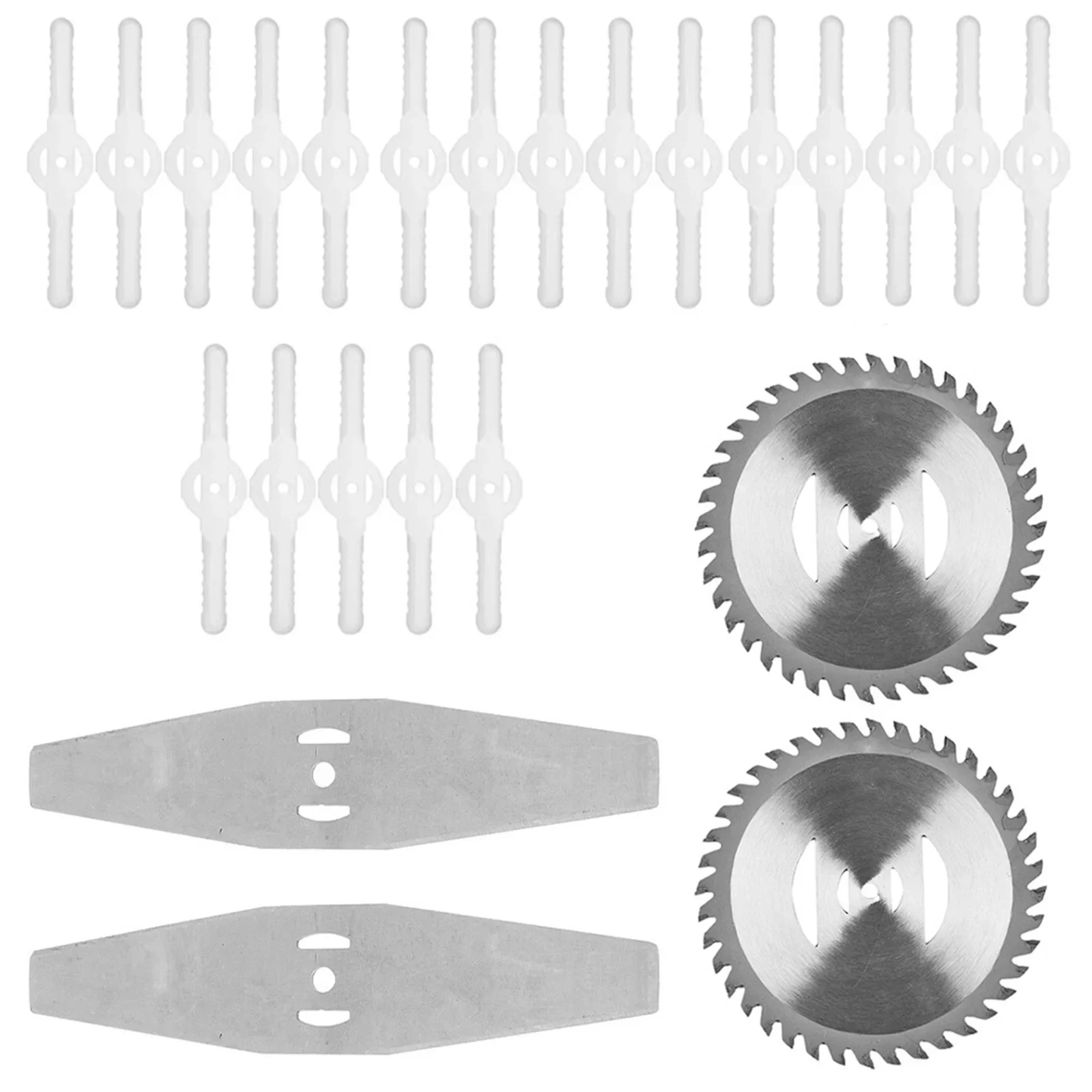 Blades Grass Trimmer 24pcs Saw Blades Trimmer Head Fittings Grass String Lawn Mower High-quality Reliable Accessories
Blades Grass Trimmer 24pcs Saw Blades Trimmer Head Fittings Grass String Lawn Mower High-quality Reliable Accessories