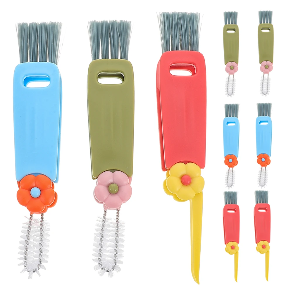 9pcs Bottle Cleaning Brush Colorful Flower Fiber Bristles Portable Cup Lid Cleaner Water Bottle Small Tools Kitchen Bar
9pcs Bottle Cleaning Brush Colorful Flower Fiber Bristles Portable Cup Lid Cleaner Water Bottle Small Tools Kitchen Bar