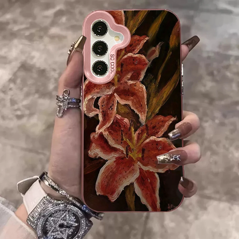 Vintage Red Lily Phone Case For Galaxy S26 S25 S24 S23 S22 Ultra Plus FE Galaxy A56 A55 A54 A53 A36 A35 A34 A33 A26 A16 5G Cover
Vintage Red Lily Phone Case For Galaxy S26 S25 S24 S23 S22 Ultra Plus FE Galaxy A56 A55 A54 A53 A36 A35 A34 A33 A26 A16 5G Cover