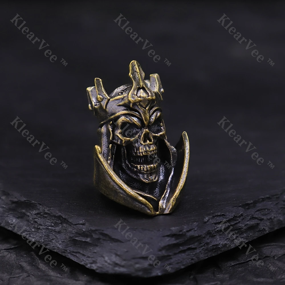 Skull Brass Outdoor Tool Knife Bead EDC Paracord Woven Lanyard Push Card Pendant DIY Keychain Accessory Camping Backpack Charm
Skull Brass Outdoor Tool Knife Bead EDC Paracord Woven Lanyard Push Card Pendant DIY Keychain Accessory Camping Backpack Charm