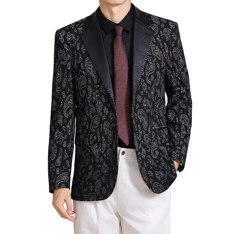Elegant Printed Blazer for Men - Stylish Fit , Unique Splicing Process , Versatile for Formal & Casual Occasions
Elegant Printed Blazer for Men - Stylish Fit , Unique Splicing Process , Versatile for Formal & Casual Occasions