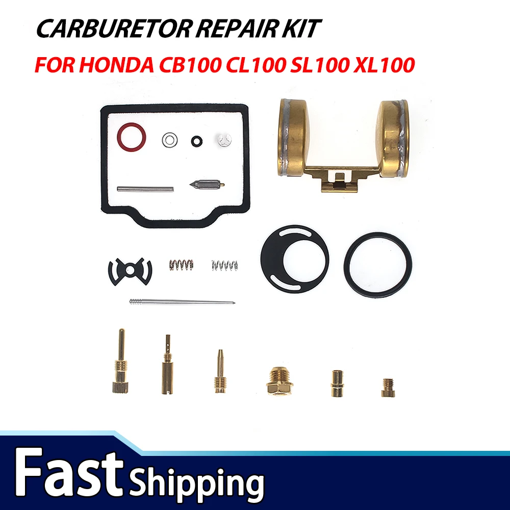 For Honda CB100 CL100 SL100 XL100 1970-1976 Carburetor Repair Kit Carb Rebuild Set With Float Gasket Needle Valve
For Honda CB100 CL100 SL100 XL100 1970-1976 Carburetor Repair Kit Carb Rebuild Set With Float Gasket Needle Valve