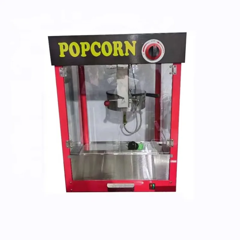 Commercial Gas Popcorn Machine LPG Popcorn Maker Machine With Non-stick Kettle And Flat Roof
Commercial Gas Popcorn Machine LPG Popcorn Maker Machine With Non-stick Kettle And Flat Roof