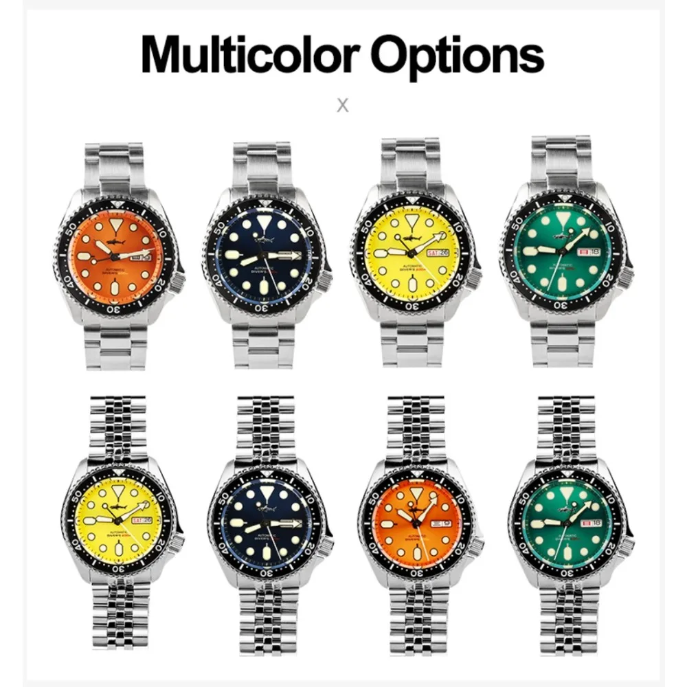 HEIMDALLR Sharkey Watch For Men Sapphire Luminous Dial Ceramic Bezel 200M Water Resistance NH36 Automatic Mechanical Men's Watch
HEIMDALLR Sharkey Watch For Men Sapphire Luminous Dial Ceramic Bezel 200M Water Resistance NH36 Automatic Mechanical Men's Watch