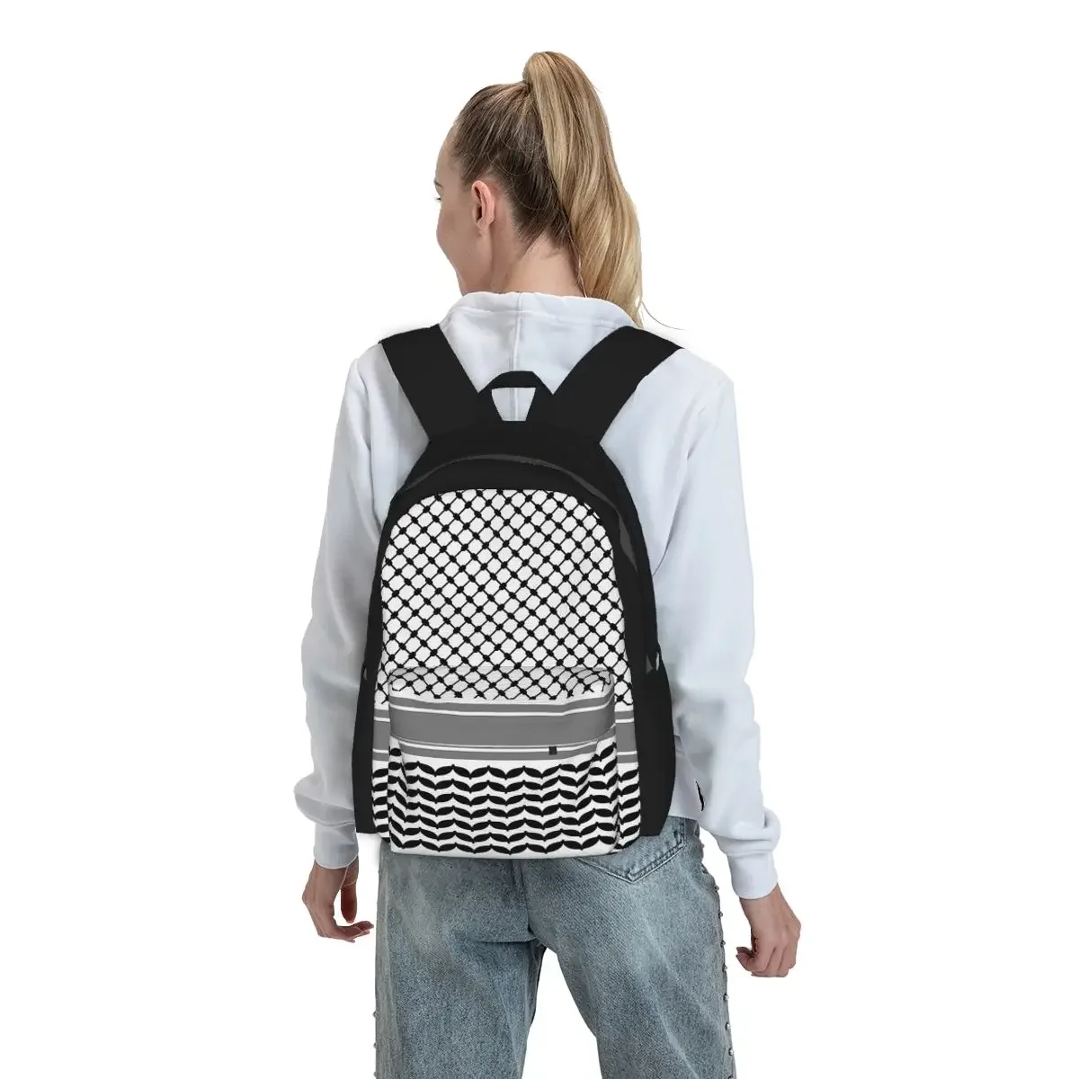 Palestinian Keffiyeh Backpack Student BookBag Kids School Bag Computer Shoulder Bags for Men Women
Palestinian Keffiyeh Backpack Student BookBag Kids School Bag Computer Shoulder Bags for Men Women