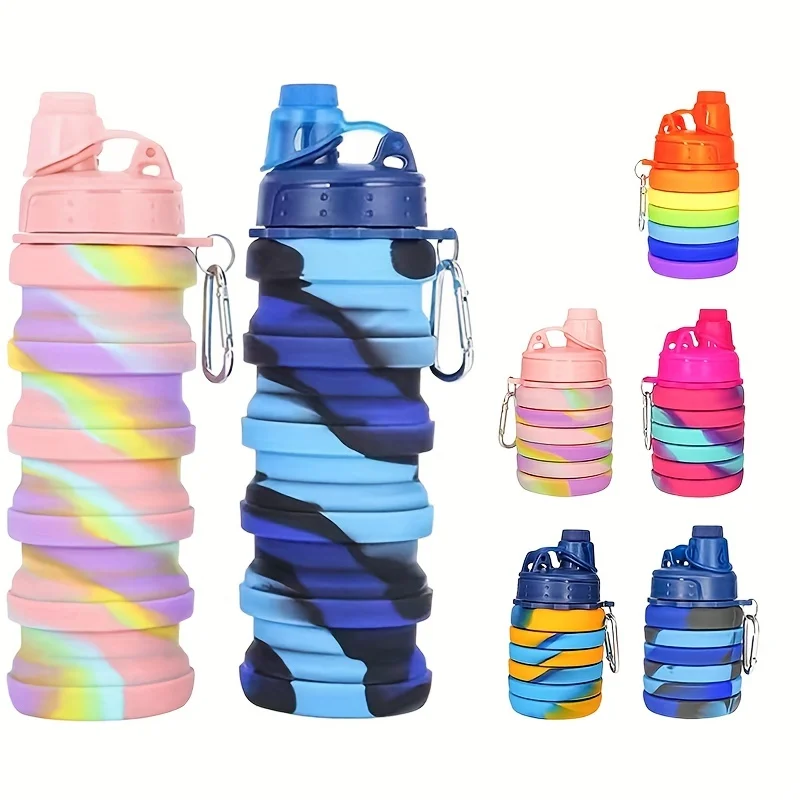 Water Bottle with Carabiner - Leak Proof, Reusable, BPA Free Silicone - Perfect for Travel, Camping, Hiking, Climbing
Water Bottle with Carabiner - Leak Proof, Reusable, BPA Free Silicone - Perfect for Travel, Camping, Hiking, Climbing