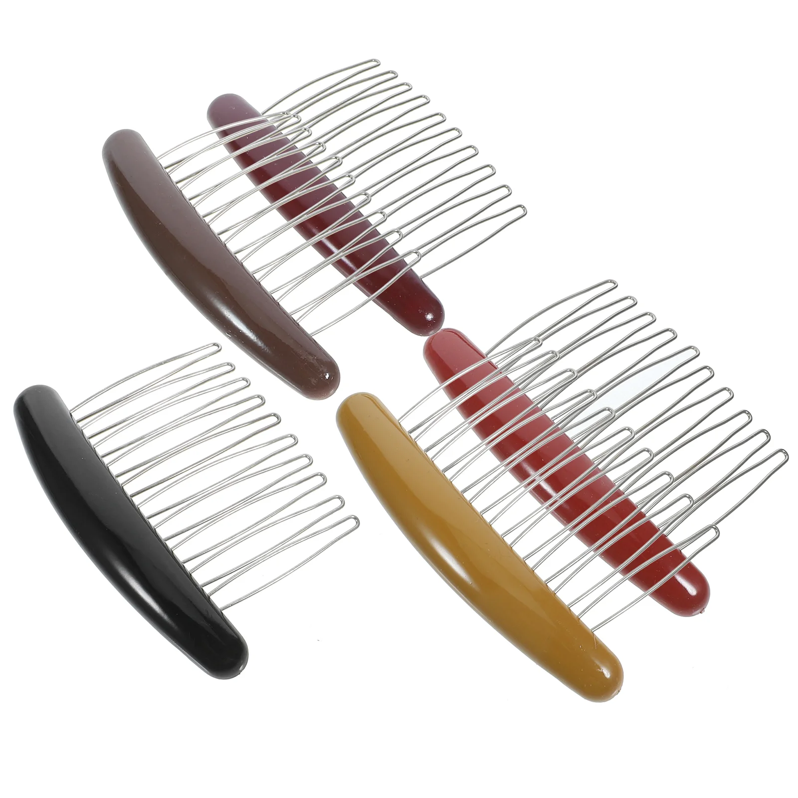 5 Pcs Hair Combs for Women French Side Back of Fine Girls Decorative Accessories Red Black Yellow Brown Easy Use
5 Pcs Hair Combs for Women French Side Back of Fine Girls Decorative Accessories Red Black Yellow Brown Easy Use
