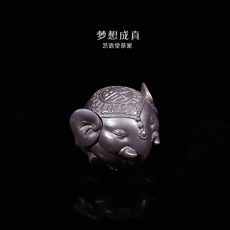 Yi Zisha Tea Pet Little Flying Elephant Master Li Changtao's Original Mine, Pure Handmade Boutique, Can Raise
Yi Zisha Tea Pet Little Flying Elephant Master Li Changtao's Original Mine, Pure Handmade Boutique, Can Raise