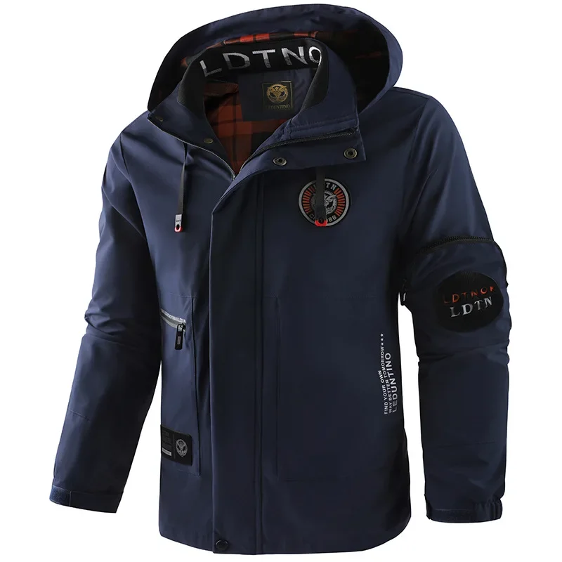 2025 Spring Autumn Men Outdoor Windbreak Removable Hooded Jacket Men Solid Casual Fashion Loose Jacket Coat Male Clothing Tops
2025 Spring Autumn Men Outdoor Windbreak Removable Hooded Jacket Men Solid Casual Fashion Loose Jacket Coat Male Clothing Tops