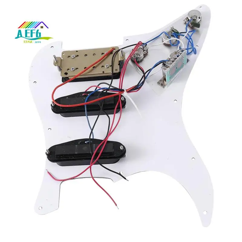AEF6-ST SQ Electric Guitar Loaded Prewired Electric Guitar Pickguard Pickup Assembly
AEF6-ST SQ Electric Guitar Loaded Prewired Electric Guitar Pickguard Pickup Assembly