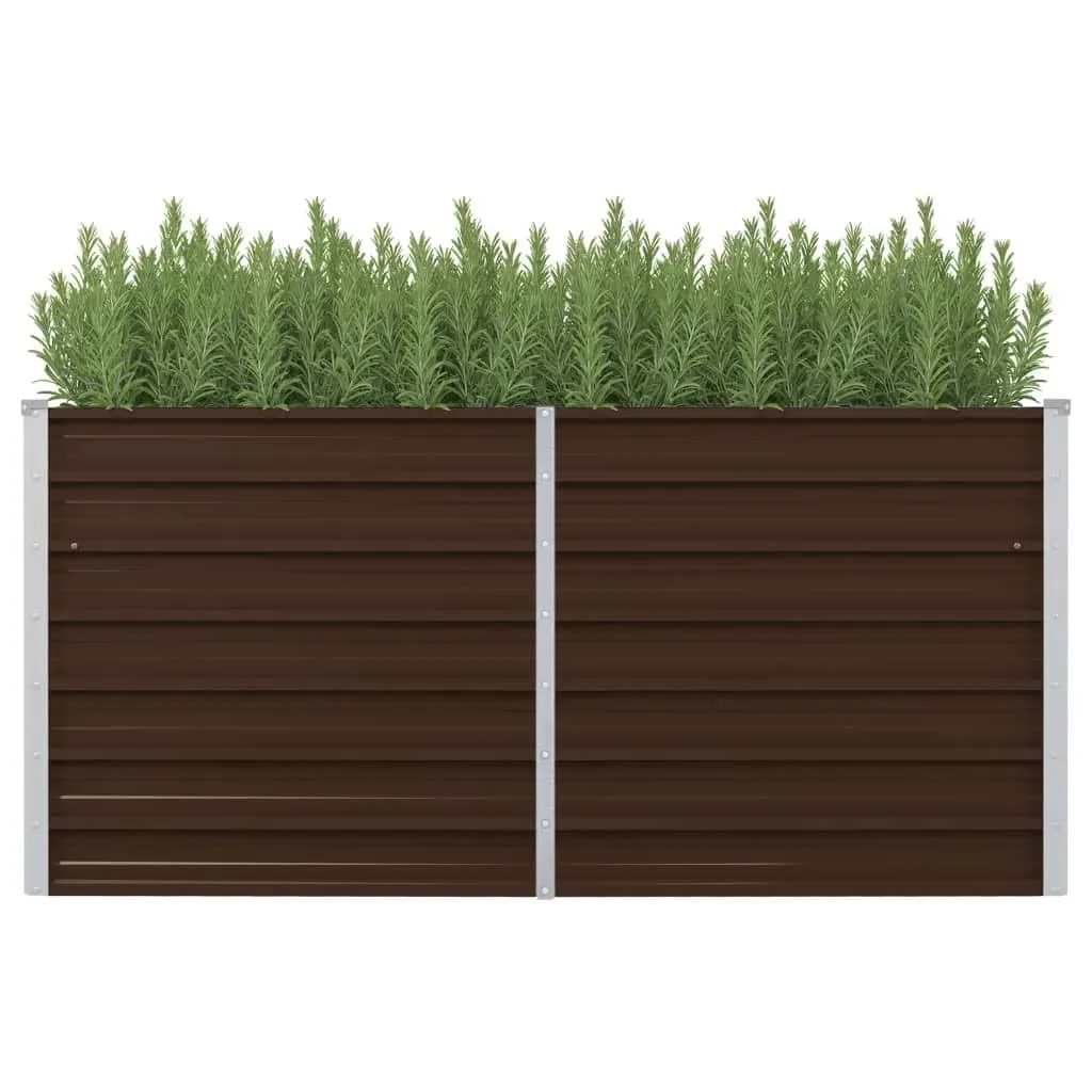Galvanised Steel Raised Garden Planting Bed Outdoor Metal Planter Box Steel Kit 160x80x77 cm Flower Vegetable Planter Pot
Galvanised Steel Raised Garden Planting Bed Outdoor Metal Planter Box Steel Kit 160x80x77 cm Flower Vegetable Planter Pot