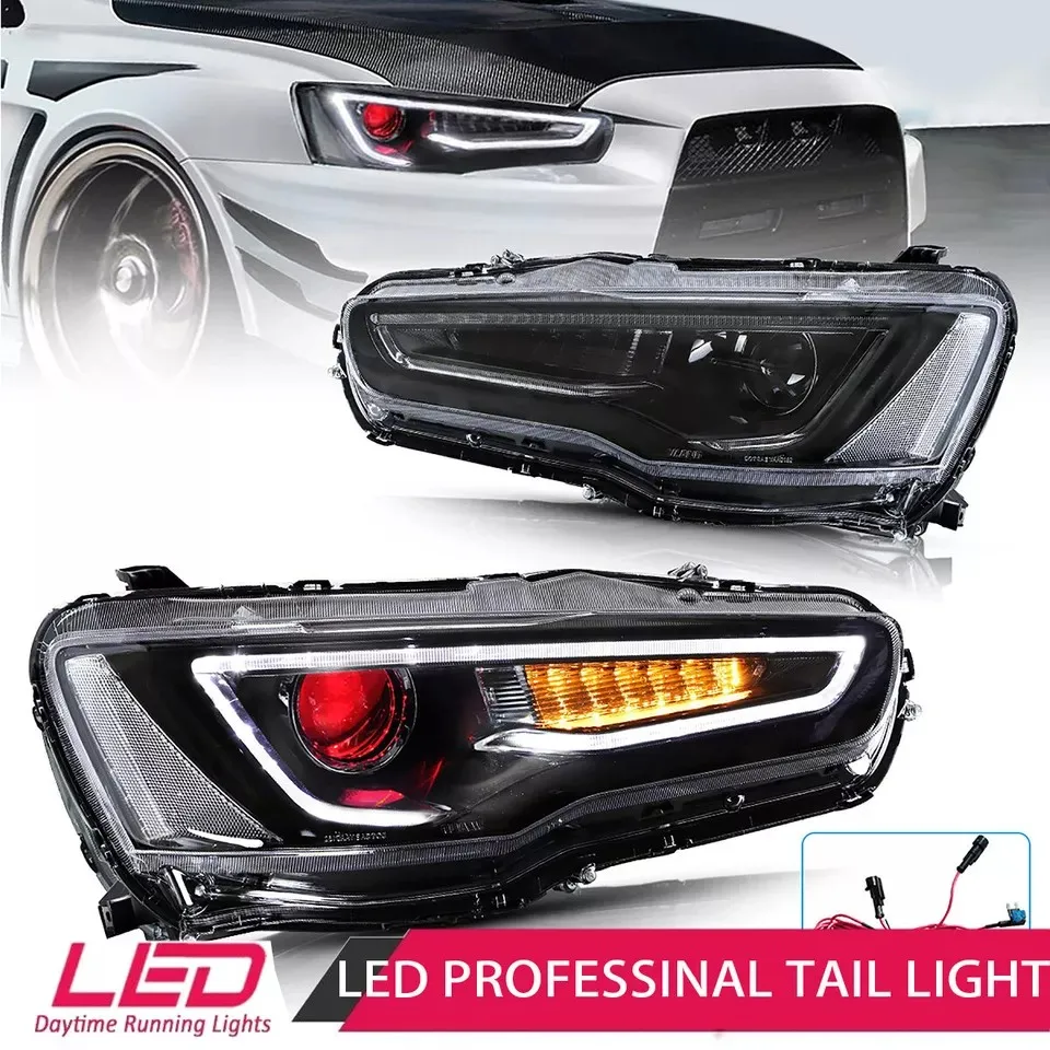 Светодиодные фары в сборе для Mitsubishi Lancer и EVO X 2008-2020 со светодиодной подсветкой DRL Start UP Animation Светодиодный последовательный указатель поворота
Светодиодные фары в сборе для Mitsubishi Lancer и EVO X 2008-2020 со светодиодной подсветкой DRL Start UP Animation Светодиодный последовательный указатель поворота