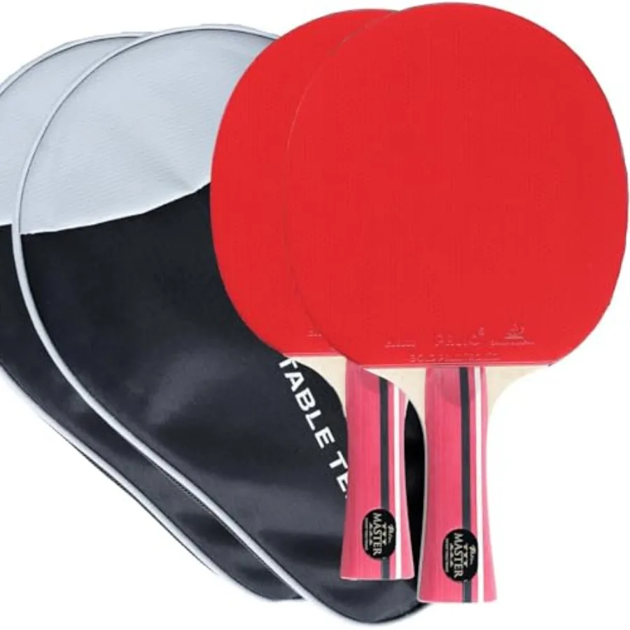 Palio Master 3.0 Table Tennis Bat and Case ITTF-Approved Intermediate Ping Pong Racket Allround Speed, Spin and Control Case, I