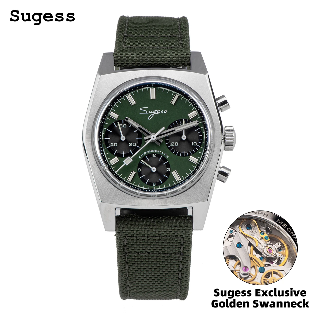 Sugess 37mm Pilot Watches of Men Tianjin ST19 Chronograph Swanneck Mechanical Wristwatches Dome Sapphire Crystal Force Army 2023
Sugess 37mm Pilot Watches of Men Tianjin ST19 Chronograph Swanneck Mechanical Wristwatches Dome Sapphire Crystal Force Army 2023