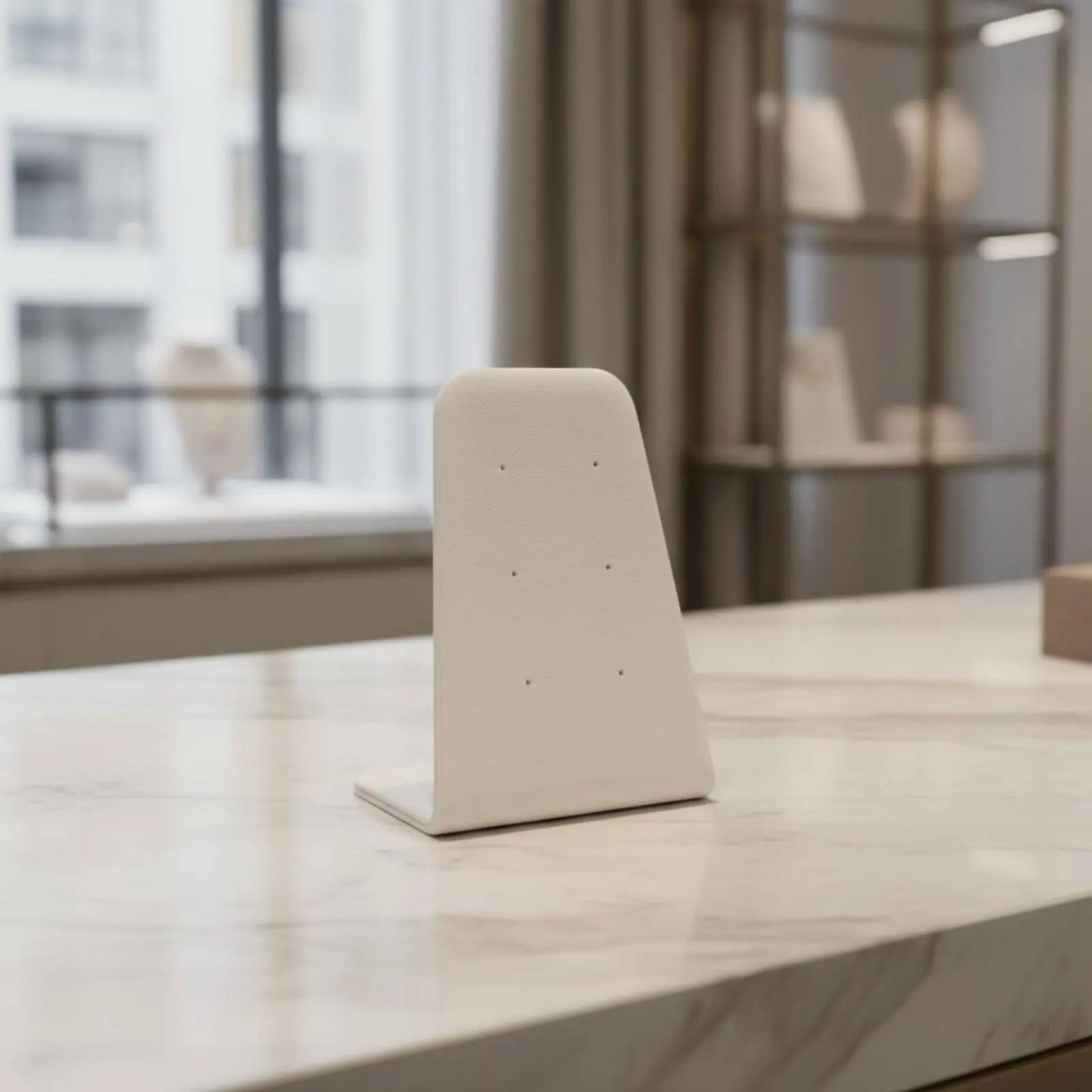 Earring Display Board Minimalist Design Necklace Display Easel L-Shaped Jewelry Stand for Showroom, Retail Shop
Earring Display Board Minimalist Design Necklace Display Easel L-Shaped Jewelry Stand for Showroom, Retail Shop
