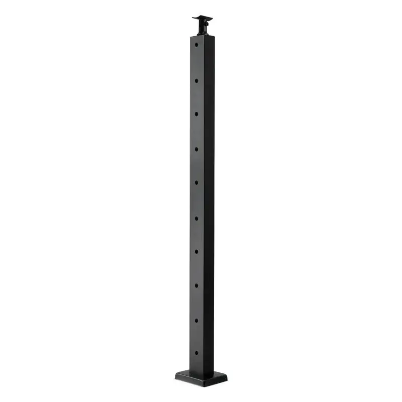 Cable railing posts, pack of 4, 914x25.4x50.8 mm, pre-drilled horizontal holes, stainless steel SUS304, curved horizontal bracket, for handrail, balustrade, black, 4JZLGZXHS914UUOI6001V0
Cable railing posts, pack of 4, 914x25.4x50.8 mm, pre-drilled horizontal holes, stainless steel SUS304, curved horizontal bracket, for handrail, balustrade, black, 4JZLGZXHS914UUOI6001V0