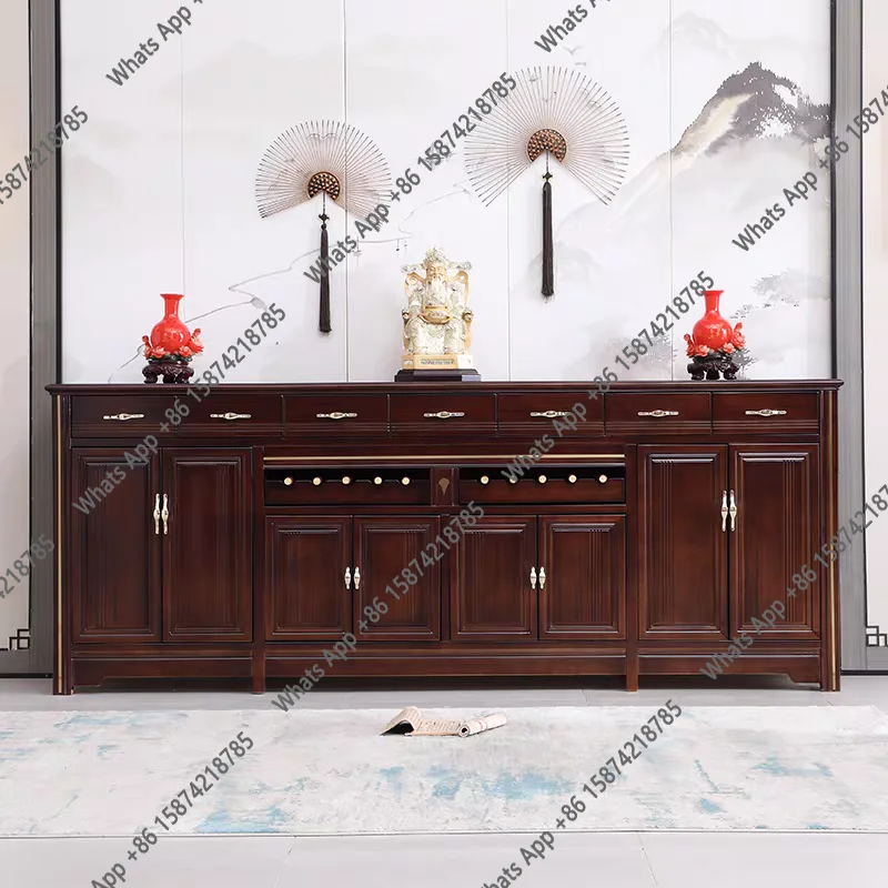 New Chinese-style solid wood shrine household hall table offering table rural hall furniture offering table all solid wood
New Chinese-style solid wood shrine household hall table offering table rural hall furniture offering table all solid wood