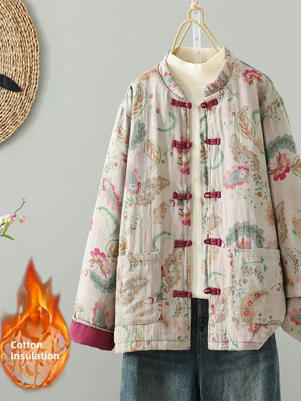 Высококачественное новое китайское хлопково-льняное двустороннее носимое пальто для женщин, свободное круглое пальто на пуговицах с национальным трендом
Высококачественное новое китайское хлопково-льняное двустороннее носимое пальто для женщин, свободное круглое пальто на пуговицах с национальным трендом