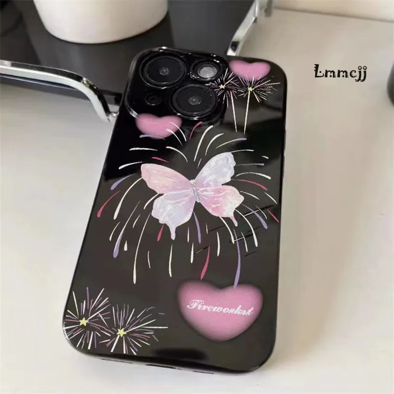 Lmmcjj Butterfly Heart Firework Phone Case For iPhone 13 Mini 11 12 14 Plus 15 Pro Max X XS XR 7 8 Se 2020 Silicone Phone Cover
Lmmcjj Butterfly Heart Firework Phone Case For iPhone 13 Mini 11 12 14 Plus 15 Pro Max X XS XR 7 8 Se 2020 Silicone Phone Cover